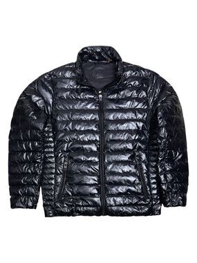 CALVIN KLEIN Premium Down Fill Shiny Winter Puffer Parka Jacket Coat Mens Medium